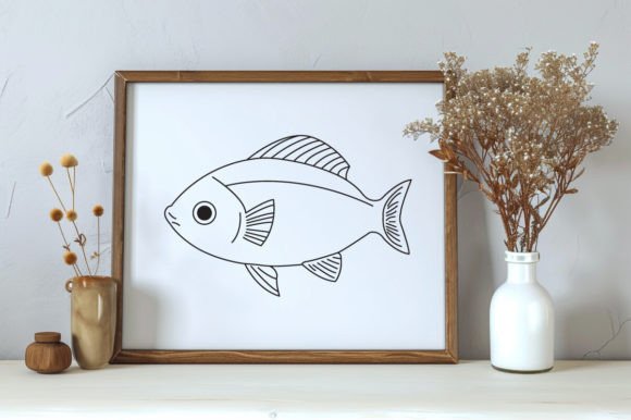 Download Fish One Line Vector Sketch Illustration - Line vector Collection