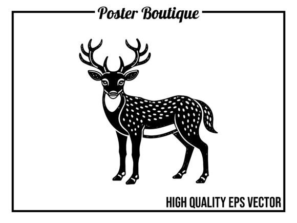 Download Deer Graphic Vector EPS - Premium Resources