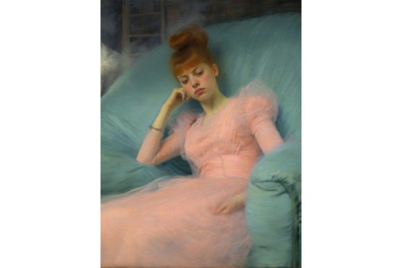 Download Impressionism Woman Portrait - Art Print - Impression Collection