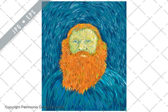 Download Old Man Red Beard Post Impressionism Art - Impression Collection